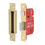 Timco 5 Lever British Standard CE Sashlock - Electro Brass