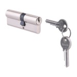 Timco Euro Profile Cylinder - Double - Satin Nickel