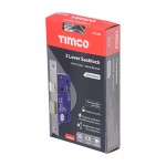 Timco 3 Lever Sashlock - Satin Nickel