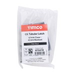 Timco Tubular Latch - Matt Black