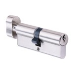 Timco Euro Profile Cylinder - Thumbturn - Satin Nickel