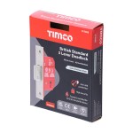 Timco 5 Lever British Standard CE Deadlock - Stainless Steel - Satin