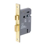 Timco 3 Lever Sashlock - Electro Brass