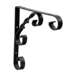 Timco Scroll Bracket - Black
