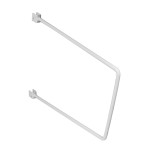 Timco Twin Slot Flexible Bookend 200mm - White