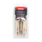 Timco Professional Synthetic Paint Brush Mixed Set 5pc