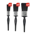 Timco Contractors Mixed Paint Brush Set 5pc