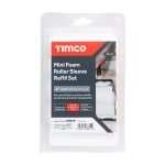 Timco Mini Foam Roller Sleeve Refill Set