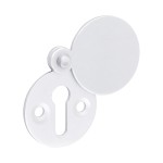 Timco Covered Escutcheon - Satin Anodised Aluminium