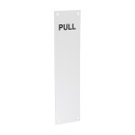 Timco Finger Plate PULL - Satin Anodised Aluminium