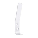 Timco Hat & Coat Hooks 125 x 19mm - Satin Anodised Aluminium