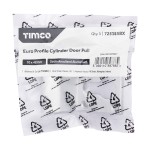 Timco Euro Profile Cylinder Door Pull - Satin Anodised Aluminium
