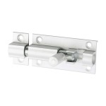 Timco Straight Barrel Bolt - Satin Anodised Aluminium