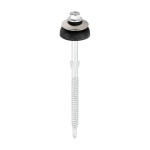 Timco Metal Construction Fibre Cement Board Self Drilling Screws Hex - Silver Organic