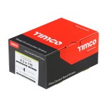 Timco Metal Construction Fibre Cement Board Self Drilling Screws Hex - Silver Organic