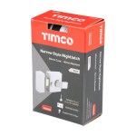Timco Narrow Style Nightlatch 68 case / 40 backset - Silver