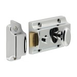 Timco Traditional Nightlatch 91 case / 60 backset - Chrome