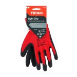 Timco Light Grip Gloves - Crinkle Latex Coated Polyester