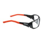 Timco Sports Style Safety Glasses - With Adjustable Temples - Clear