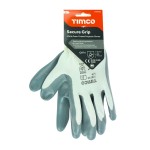 Timco Secure Grip Gloves - Smooth Nitrile Foam Coated Polyester