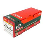 Timco C2 Clamp-Fix 8mm Double Countersunk Woodscrew Torx - Yellow