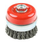 Timco Angle Grinder Cup Brush - Twisted Knot Steel Wire