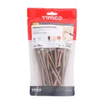 Timco Advanced Coach Screws Hex Flange - Yellow