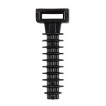 Timco Cable Tie Plugs 8 x 40mm - Black