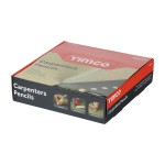 Timco Carpenters Pencils Display Box 72pc