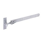 Timco Pair of Adjustable Band & Hook on Plates - Hot Dipped Galvanised