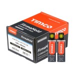 Timco FirmaHold ABSS1650G 16G 50mm Brad Angled Nails 2000 & 2 Fuel Cells - A2 Stainless Steel