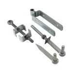 Timco Adjustable Hinge Set - Hot Dipped Galvanised