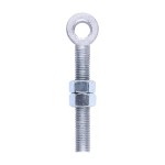 Timco Adjustable Gate Eye with Nuts - Hot Dipped Galvanised