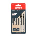 Timco Jigsaw Blades For Wood Cutting - HCS Blades