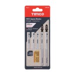 Timco Jigsaw Blades - Plasterboard & Cement Board Cutting - HCS Blades - T341HM