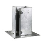 Timco Bolt Down Shoe - Hot Dipped Galvanised