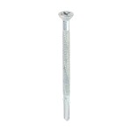 Timco Metal Construction Heavy Section Self Drilling Screws Countersunk, Wing-Tip - Silver Organic
