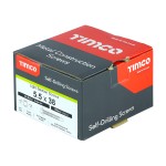 Timco Metal Construction Light Section Self Drilling Screws Bi-Metal Hex - Silver Organic