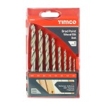 Timco Brad Point Wood Bit Set 8pcs