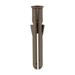Timco Premium Plastic Plugs 42mm - Brown