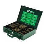 Timco C2 Strong-Fix Trade Case Double Countersunk Woodscrews Pozi 1798 Piece - Yellow