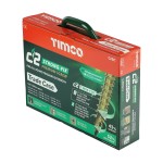 Timco C2 Strong-Fix Trade Case Double Countersunk Woodscrews Pozi 1798 Piece - Yellow