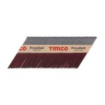 Timco FirmaHold CBRT90 3.1 x 90mm Collated Clipped Head Nails Ring Shank 2200 Pieces - Bright