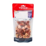 Timco Disc Rivets 20 x 1.5mm - Copper 250 Pieces