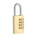 Timco Brass Combi Padlock