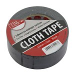 Timco Cloth Tape 50m x 48mm - Black