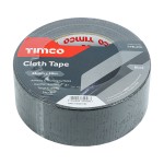 Timco Cloth Tape 50m x 48mm - Black