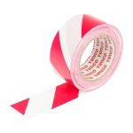 Timco Hazard Warning Cloth Tape 33m x 50mm - Red and White