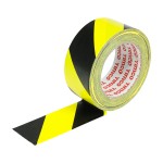 Timco Hazard Warning Cloth Tape 33m x 50mm - Yellow and Black