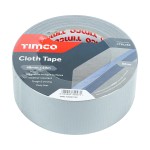 Timco Cloth Tape 50m x 48mm - Silver